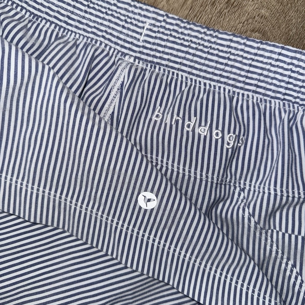 Birddogs Dorito Corleone Lined Shorts Mens 2XL Blue White Striped 7" Performance
